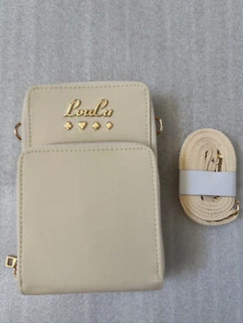Loulou Faux Leather Crossbody Phone Bag.